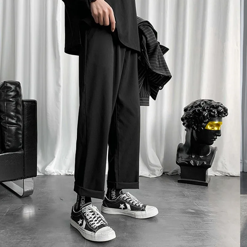 

KEMOY мужские черные корейские шаровары 2021 Японская уличная одежда джоггеры Harajuku тренировочные брюки хип-хоп повседневные брюки размера плюс