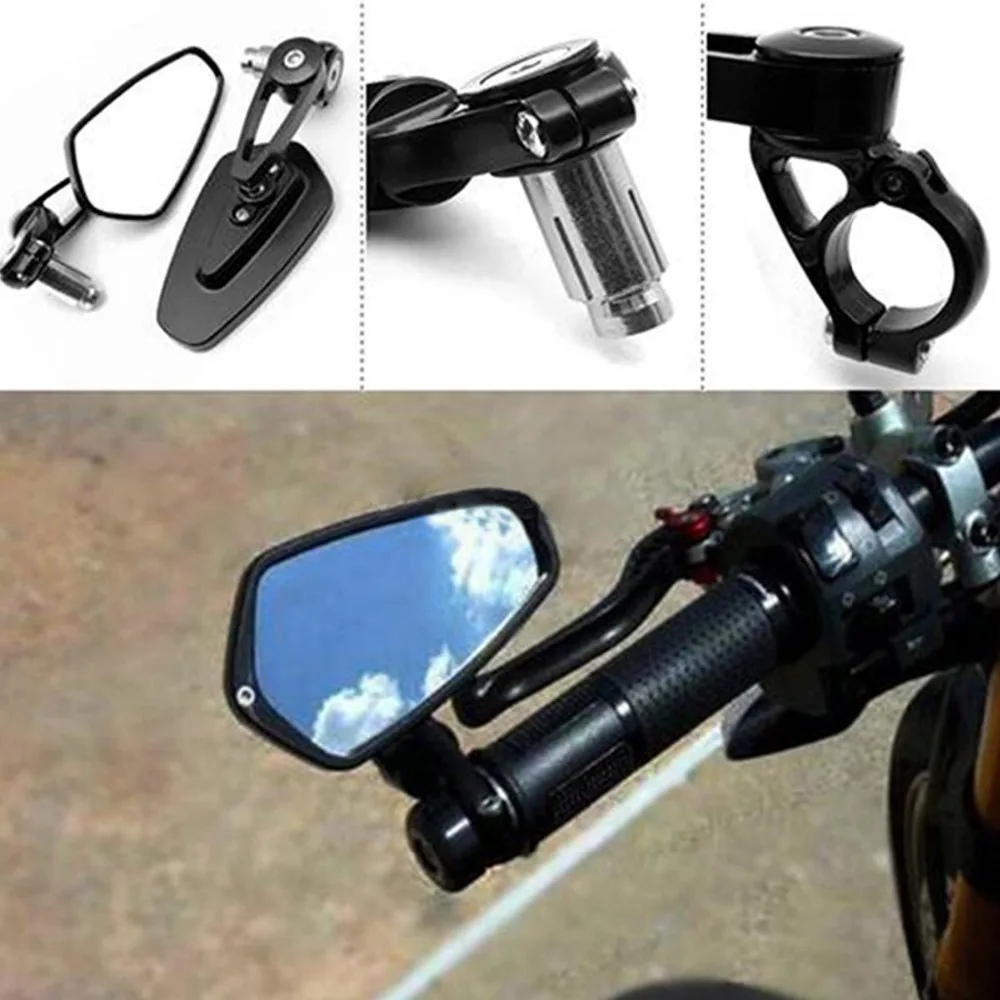 

Motorcycle handlebar rearview mirror 22mm For YAMAHA YZF R1 R3 R6 R25 MT07 MT09 KAWASAKI Z800 KTM Ducati BMW Aprilia MV Agusta