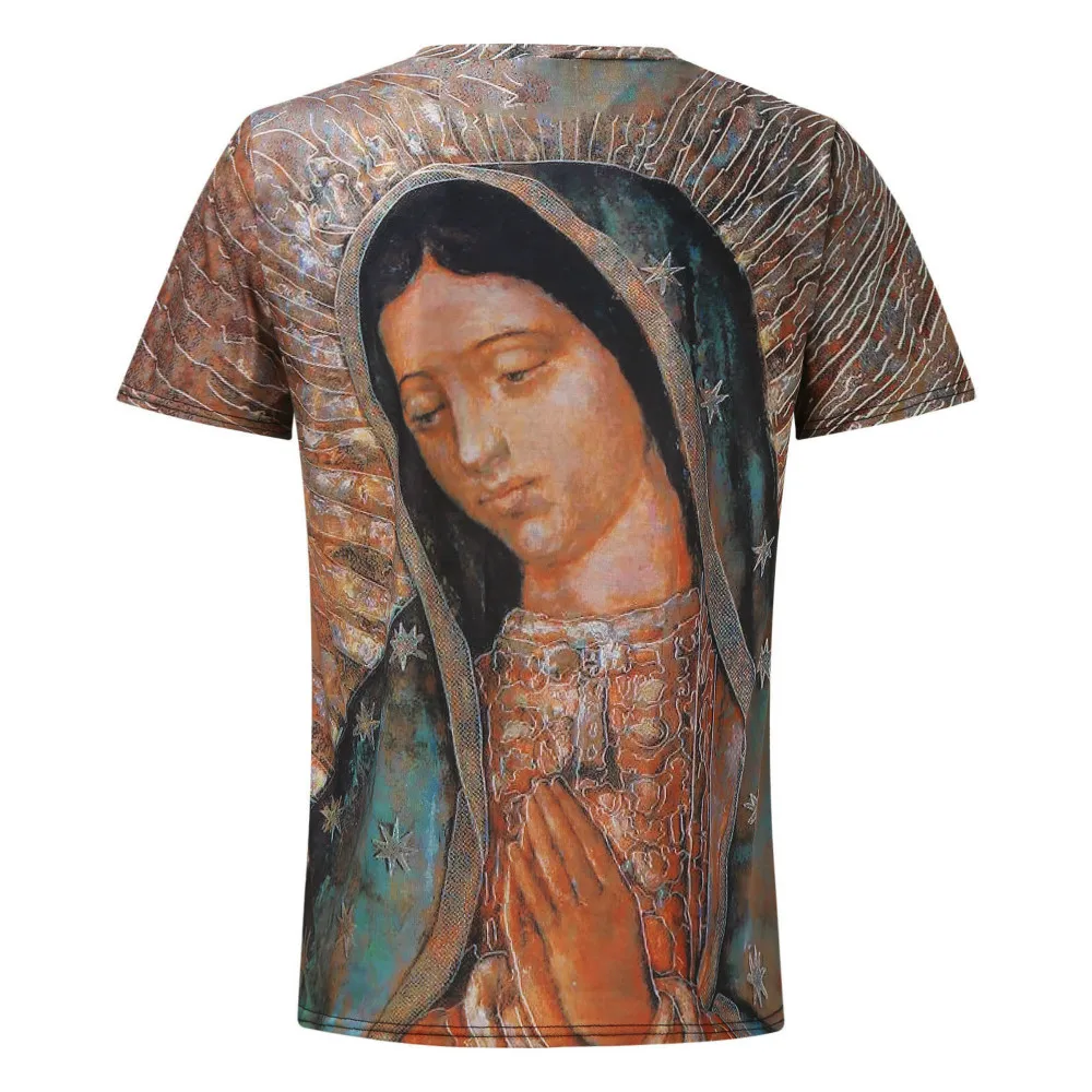 

3D printing men's casual T-shirt spring and summer short sleeve slim t-shirt men's summer oversize men's wear