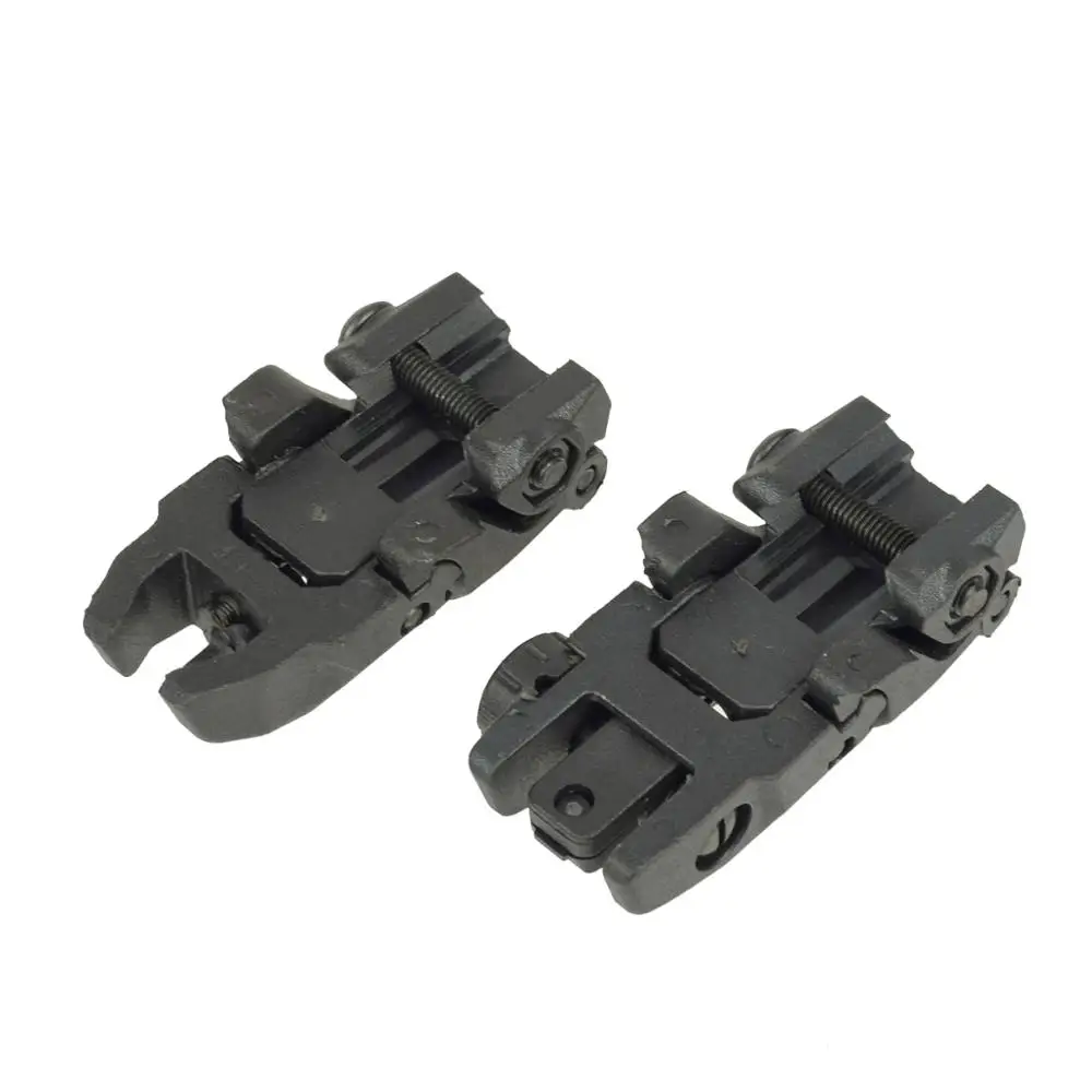 AR15 тактический откидной передний задний прицел набор полимерный складной