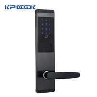 kpioccok electronic door lock digital touch screen keypad code door lock password ic card door lock for smart home office mf301