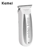 kemei 1318 baby hair clipper infant mini electric hair trimmer quiet usb rechargeable shaver kids haircut beard razor for men