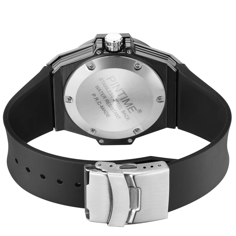 Часы наручные PINTIME Мужские кварцевые роскошные модные спортивные в стиле