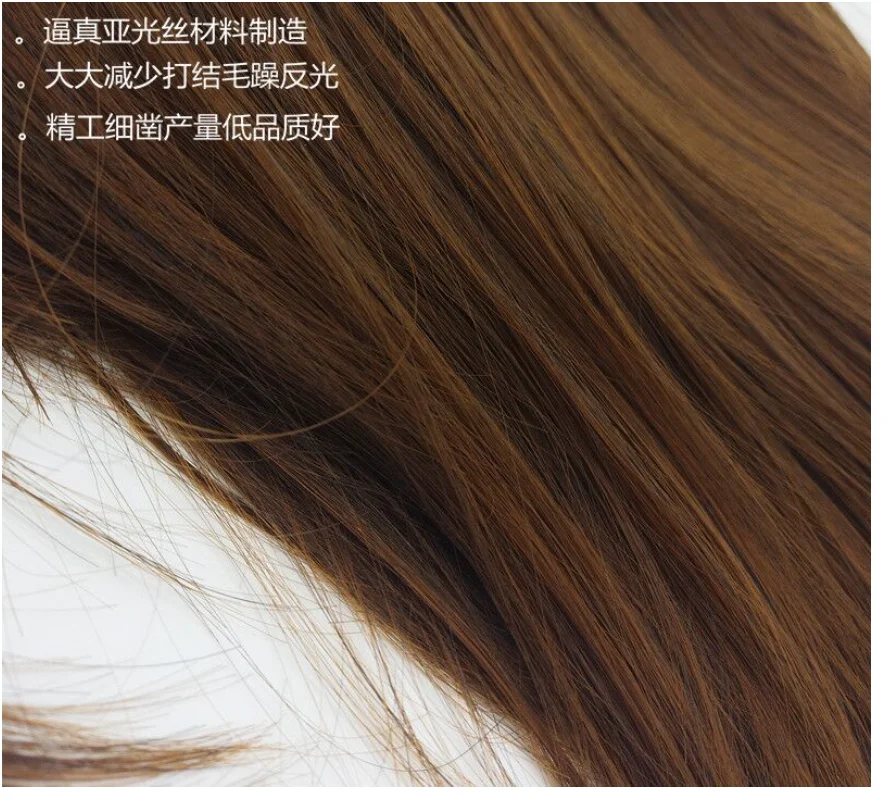 Новый европейский парик с короткими волосами из высокотемпературного шелка