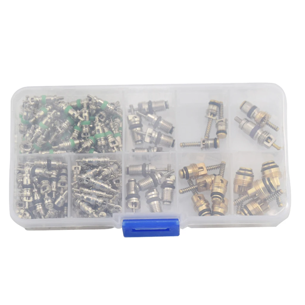 

134 шт. AC R134A автомобильная система кондиционирования воздуха в автомобиле, ассортимент сердечников клапана