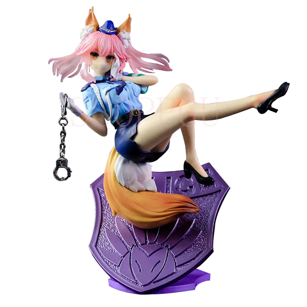 

Fate/Extella Link Tamamo no Mae - Police FOX Fate/EXTRA Japanese Anime Game PVC Action Figure Toy Collection Model Doll Gifts