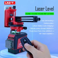 uni t 3d 81216 line green laser level 30m40m 360 self leveling horizontal vertical cross outdoor remote control tester