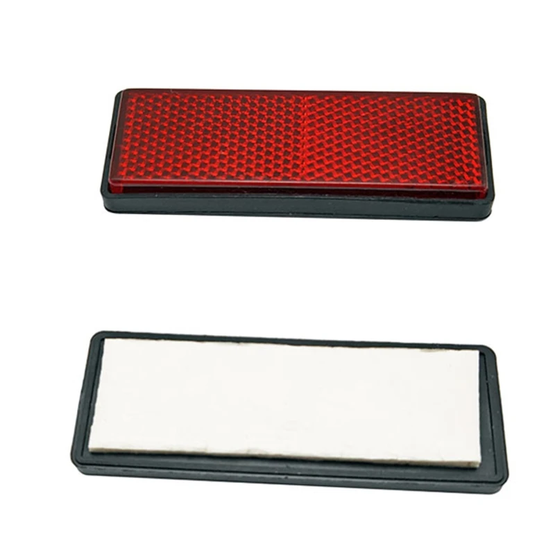 

10 Pcs Self Adhesive Stick-on/Screw Reflectors Safety, Safety Reflective Post Reflectors, for Caravan/Trailer/Boat/Motor