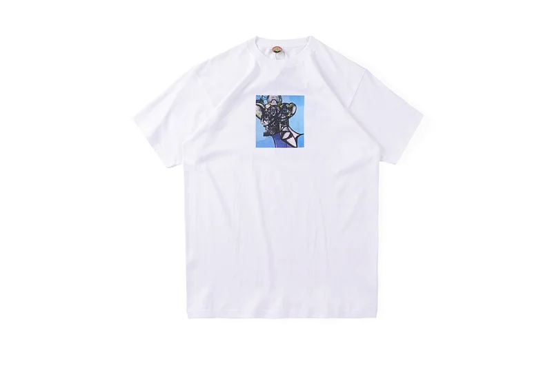 

2021 PORTRAIT OF TRAVIS TITLE SHIRT ARTWORK BY GEORGE Tee Oversized Hip-hop High Street Tee Men Women Couple 100% Cotton T Shirt