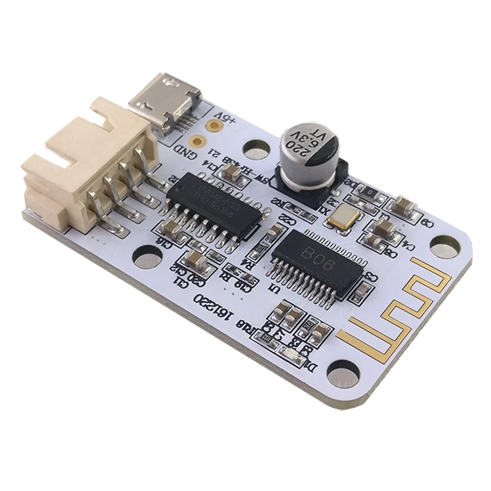 Новый DC 5V Micro USB мощность 3 Вт + Bluetooth 4 0 аудио приемник плата беспроводной цифровой