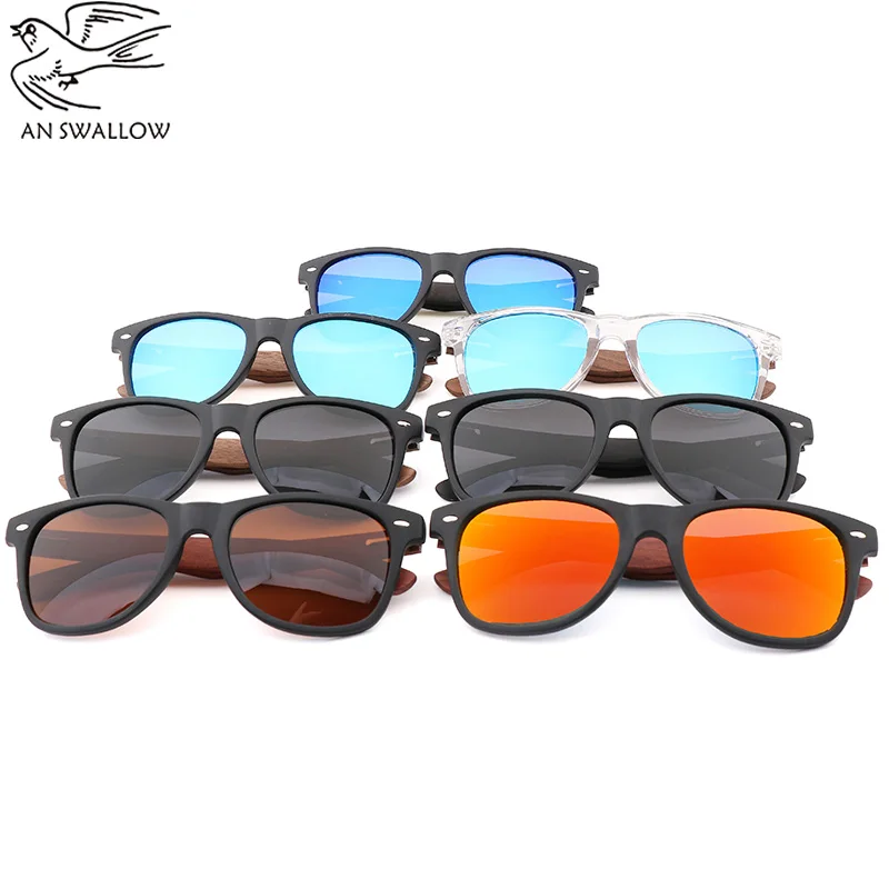 

Wooden sunglasses men 2021 women travel eye protection sunglasses bamboo wood wooden legs glasses fashion brand design sunglasse