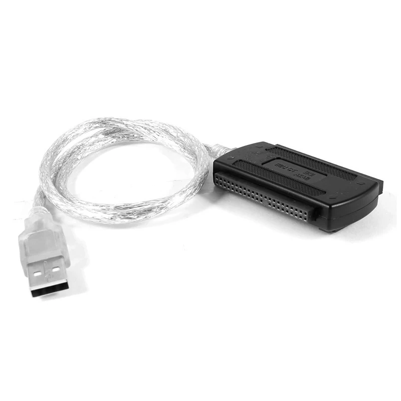 ПК USB 2 0 к SATA IDE 40-контактный Кабель-адаптер для жесткого диска 5 3 | Компьютеры и