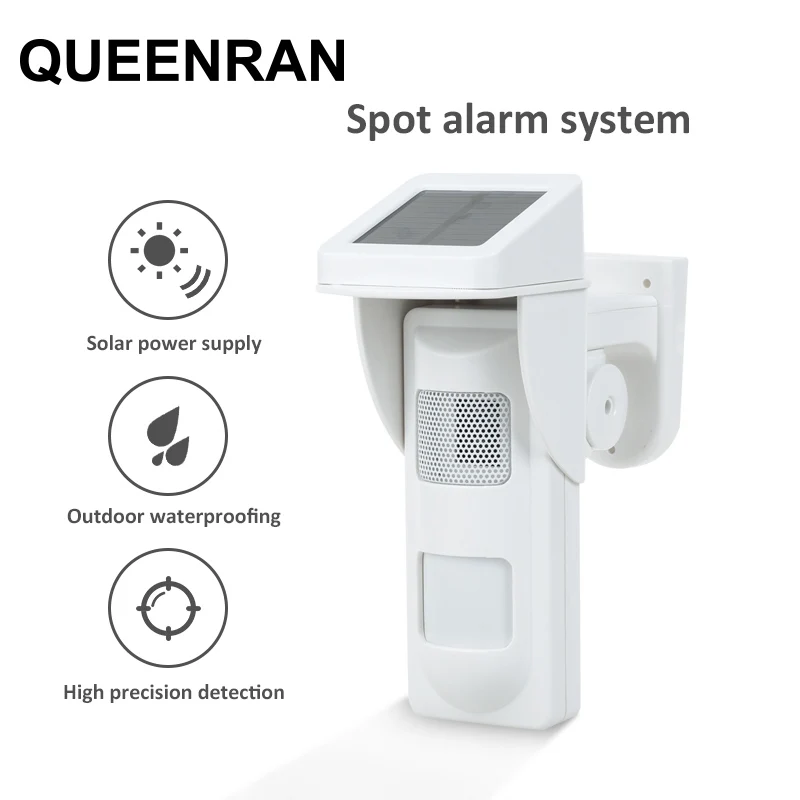 

Wireless Outdoor Solar Siren Sensor For 433MHz Alarm PIR Motion Sensor Pet Immunity IP-65 Waterproof Detector Smart Home Safety