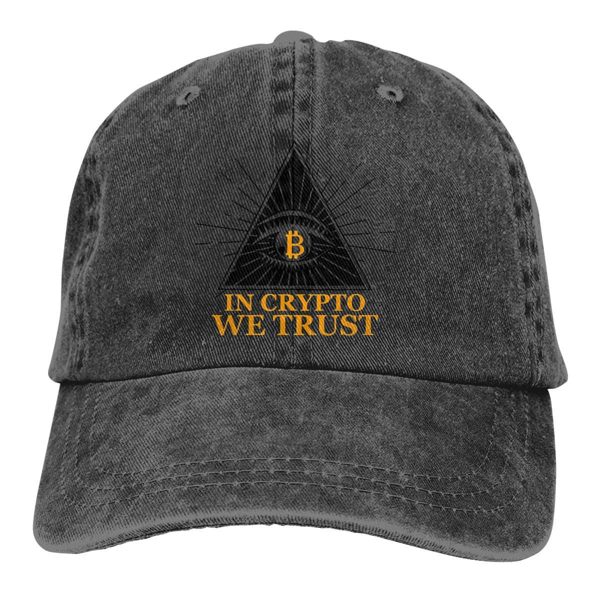 

Summer Cap Sun Visor In Crypto We Trust Eyes Black Hip Hop Caps Bitcoin Cryptocurrency Cowboy Hat Peaked Hats
