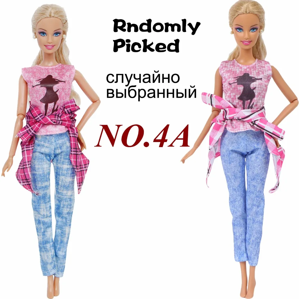 Одежда ручной работы, повседневная одежда, блузки, спортивные штаны, милые топы, брюки, платье, Одежда для куклы Барби, аксессуары, детские игрушки