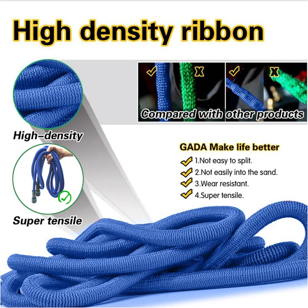 VISBELLA водяной шланг гибкий садовый катушки расширяемый высокого давления синий