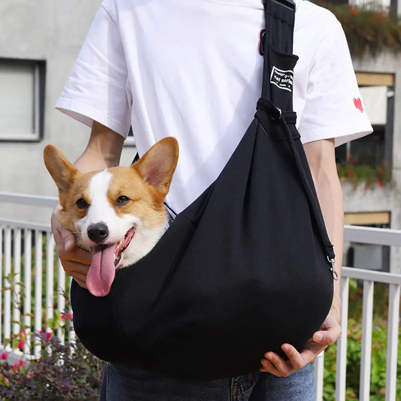 

Portable Cat Carry Bag Pet Backpack Outdoor Shoulder Bags Adjustable Blet Puppy Transporter Bag Comfort Kitten Carrier Sling