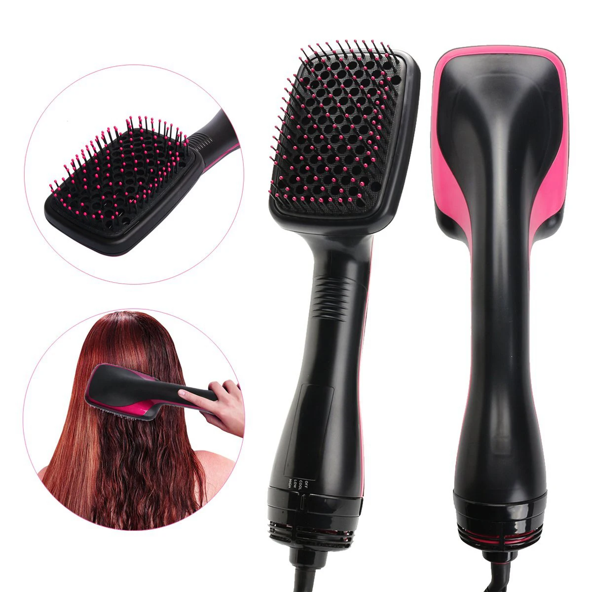 

Hair Dryer Professional Blow Dryer Hair Styler Hot Air Brush One Step Hair Dryer And Volumizer Hair Dryer