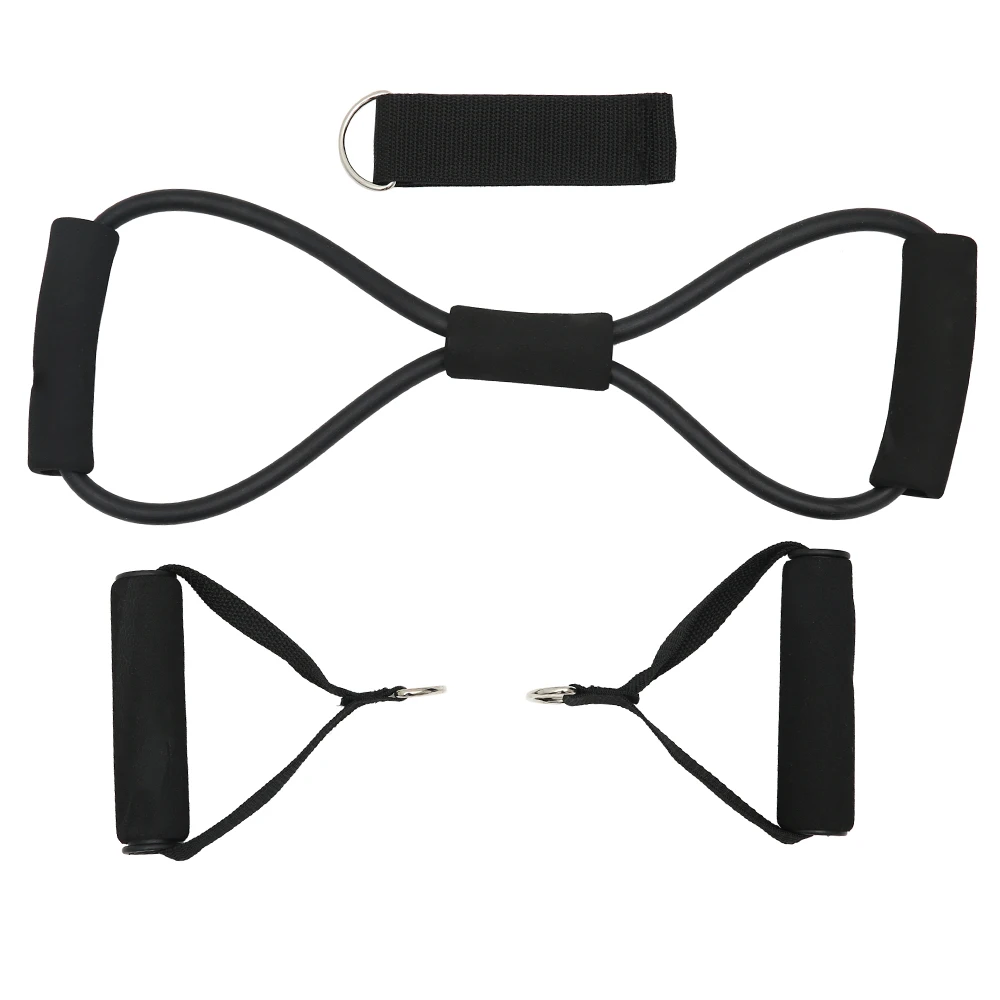 12 шт./компл. веревка для фитнеса 8 формы эластичные резиновые петли оборудование