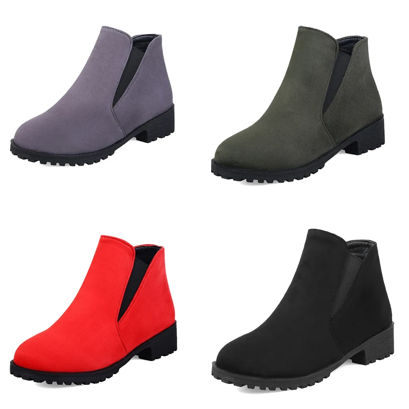 

2021 Luxury Fashion Retro Martin Ankle Boots Suede Ultra-Light Winter Europea and Women's Classic Casual All-Match Chelsea Boots