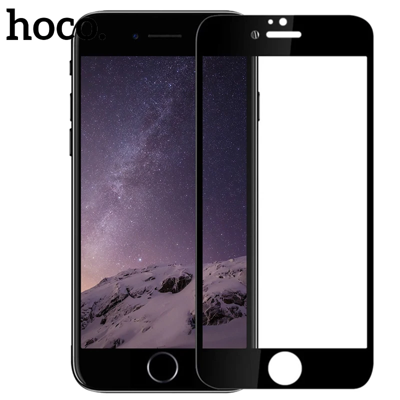 Black HD HOCO 0,25 мм Полное покрытие закаленное стекло для iPhone 7 6s 8 Plus защита экрана 3D Защитное стекло для iPhone 6 Plus - Цвет: Black HD