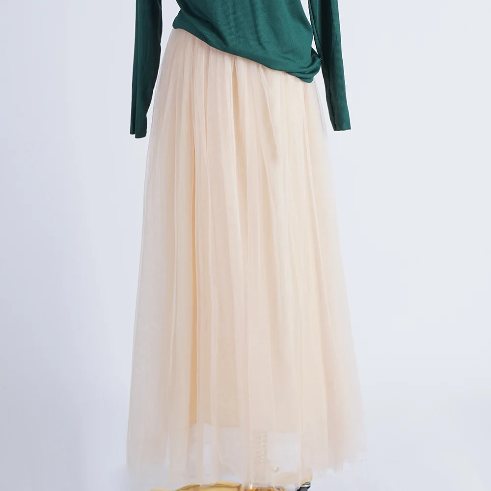 Женская юбка женская распродажа осенне-зимняя длинная Плиссированная в полоску