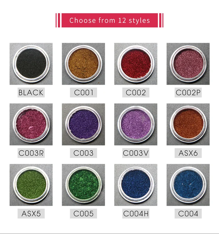 Docaty лак для лечения длительного действия прозрачные красные блестки маникюра