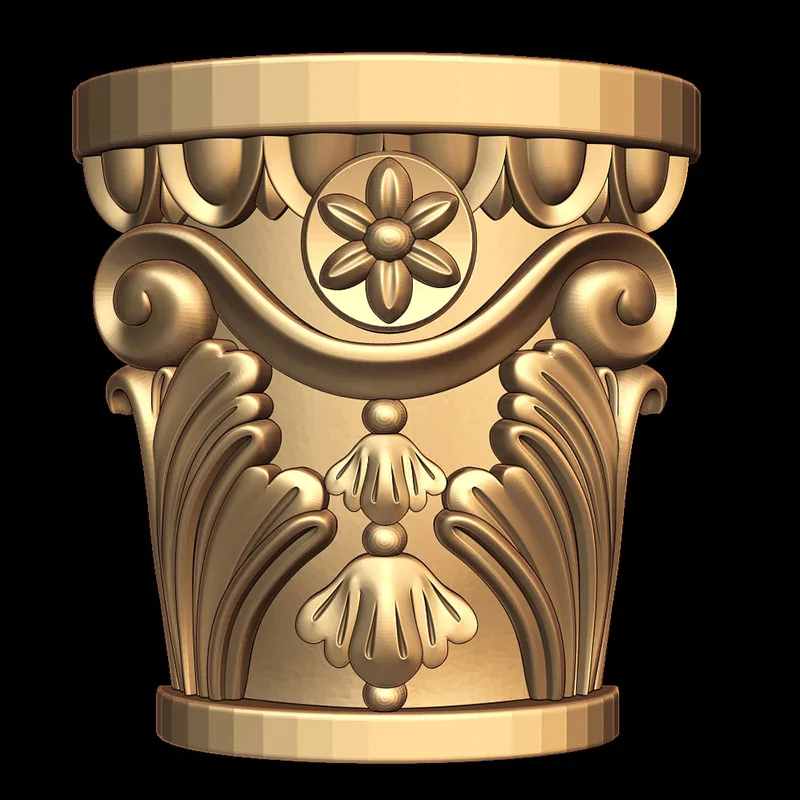 3D модель для ЧПУ резная фигура скульптура машина в STL файл мебель Украшение ног