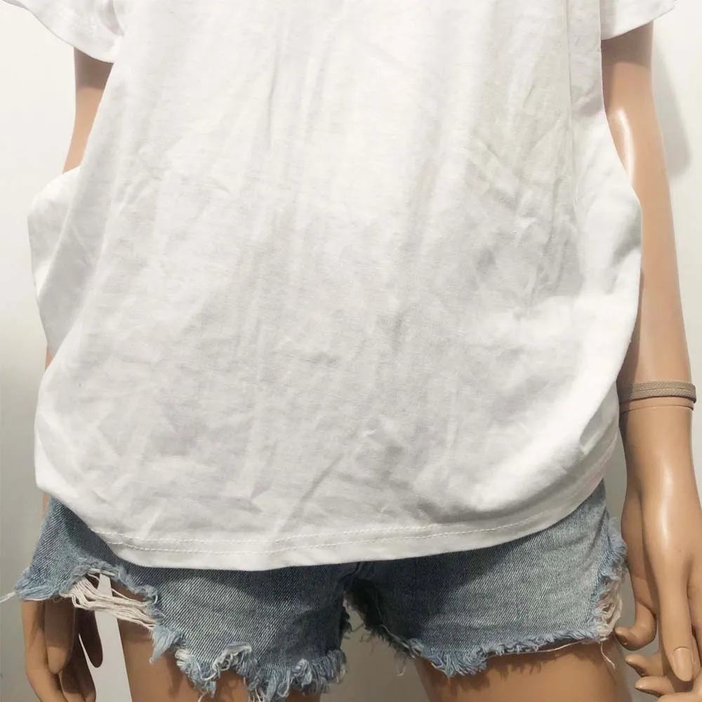 Футболка женская с круглым вырезом топ коротким рукавом радужным принтом You Are My