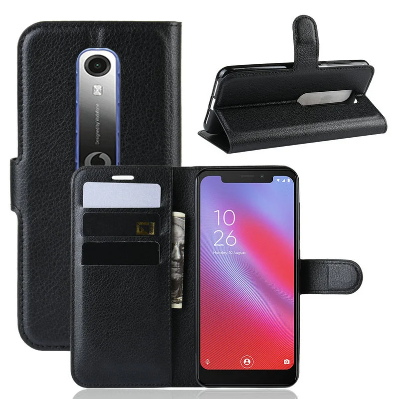 Чехол-Бумажник для телефона Vodafone Smart N10 VFD-630 V10 VFD-730 X9 кожаный чехол-книжка чехол