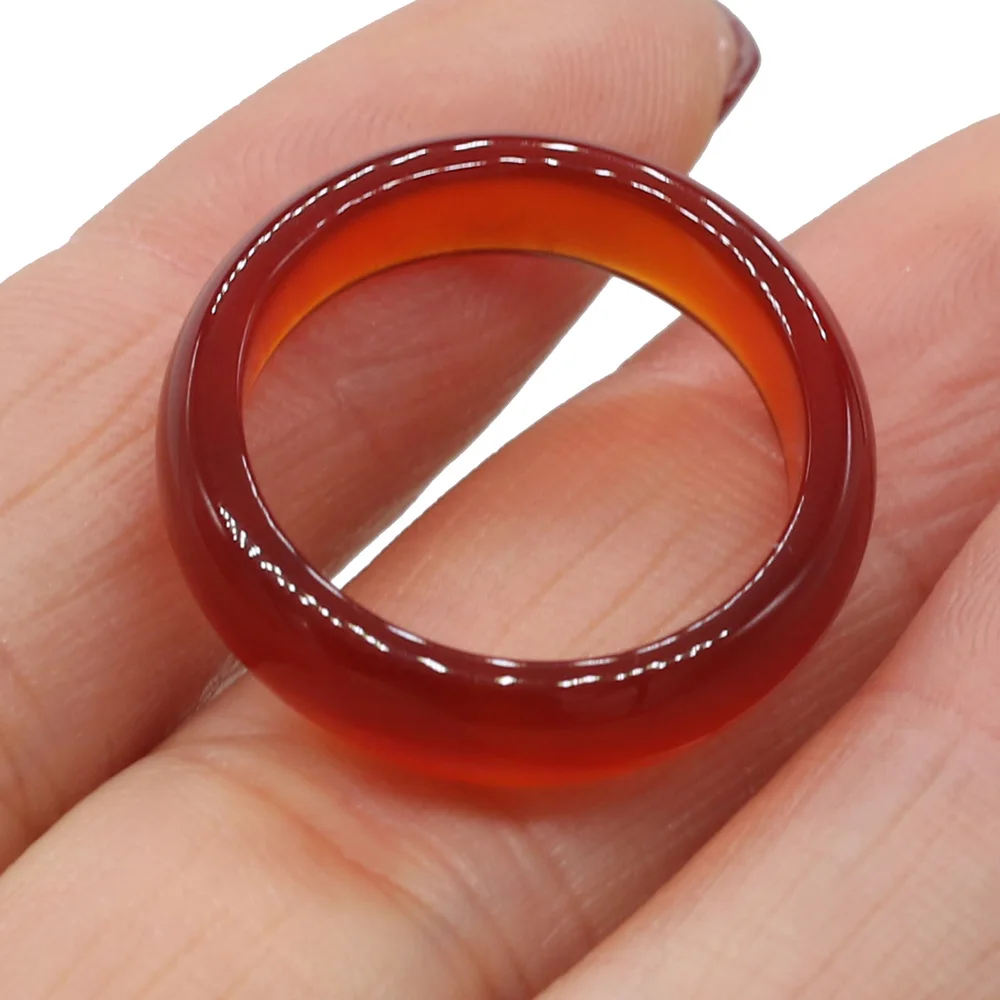 Кольца из натурального камня 2 вида моделей очаровательные ювелирные изделия