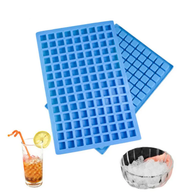 

Голубой Силиконовый поднос для льда с 126 отделениями, креативный пластиковый поднос для шоколада, Ледогенератор, желе, инструменты для брил...