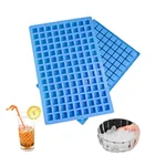 126 сетки Синий Силиконовый поднос кубика льда Креатив шоколадная пластичный поднос льда Бар желе кухонные формы аксессуары инструменты