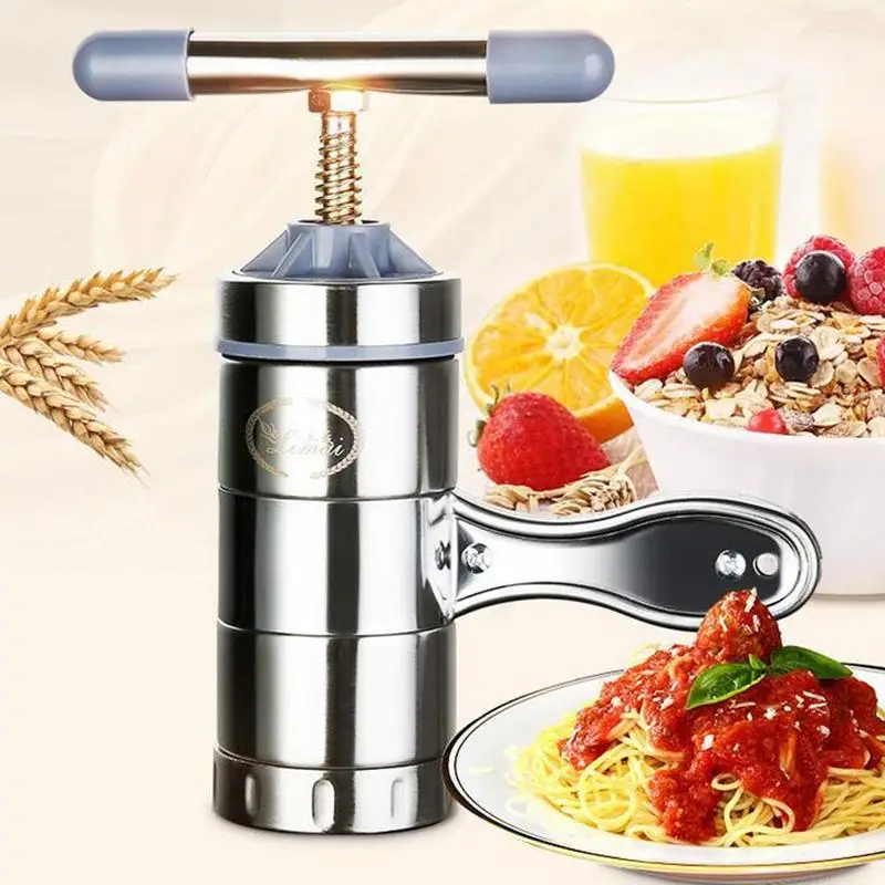 

1set Multifunction Fruit Juicer Household Pastas Making Machine Steel Manual Noodle Press for Cooking Beginer