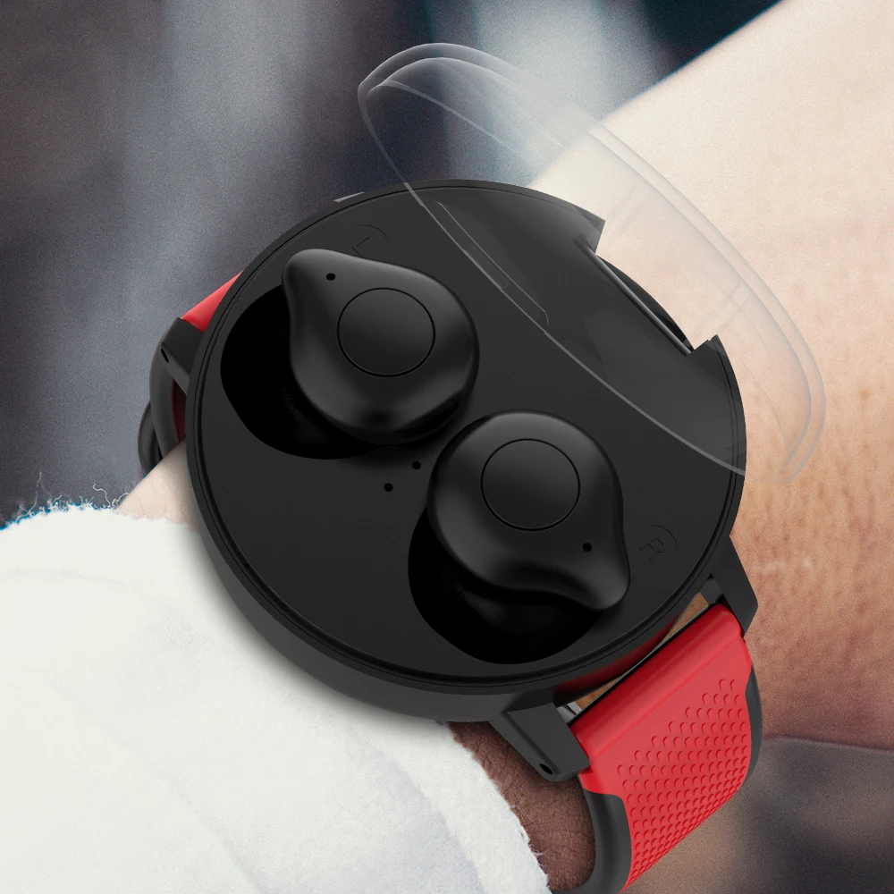 TWS Bluetooth 5 0 Беспроводные наушники с ремешком гарнитура браслетом портативные для