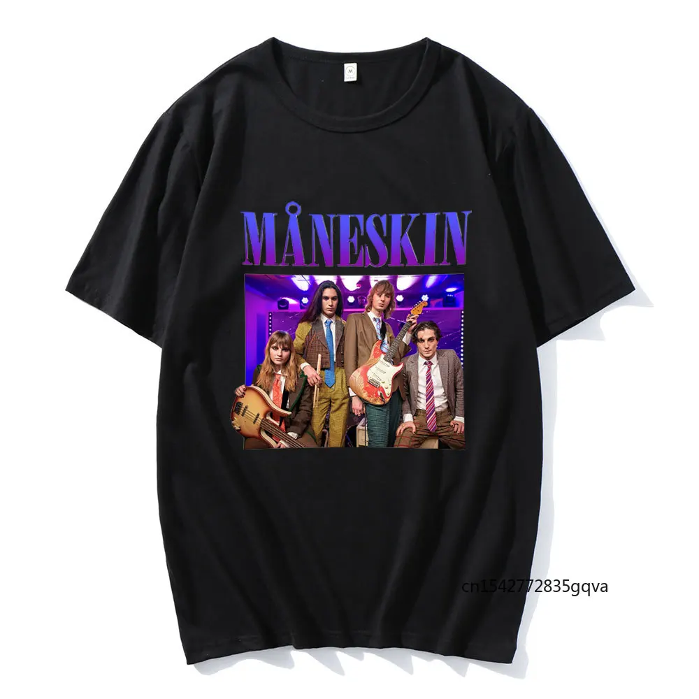 

Hot Sale New Couple Wears Maneskin Printed High Quality Couple Tshirt Classic Style Comfortabled Popular Fashion T-shirts