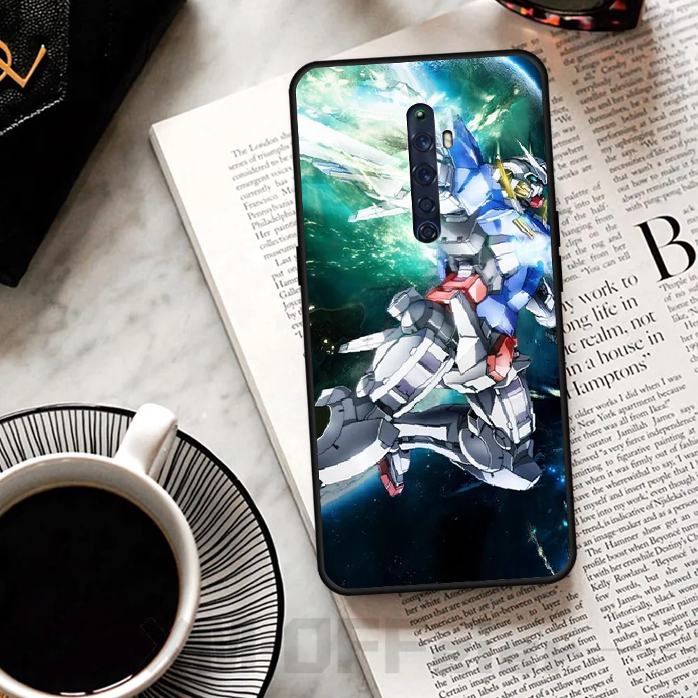 ByLoving Mobile Suit Gundam Soft black Phone Case For OPPO R9 R9S 9S PLUS 11 plus 11S 15 Normal 17 17pro | Мобильные телефоны и