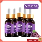Лечебное масло для волос, эссенция для быстрого роста волос, эфирное масло для сухих и поврежденных волос, 5 шт.лот, Корея