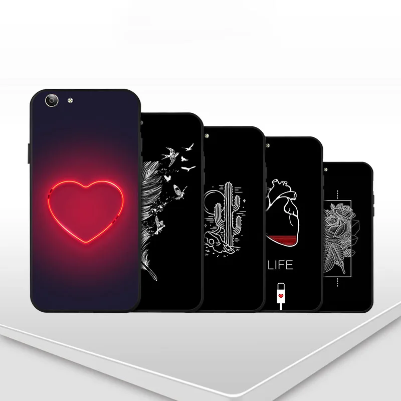 Чехол для телефона с рисунком мягкий силиконовый чехол Vivo Y53 Y55 Y66 Y69 Y71 Y83 Pro X9 X9S X20
