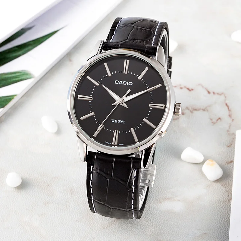 Оптическими зумом Casio Часы Бизнес простой Для мужчин мужские часы MTP 1303L
