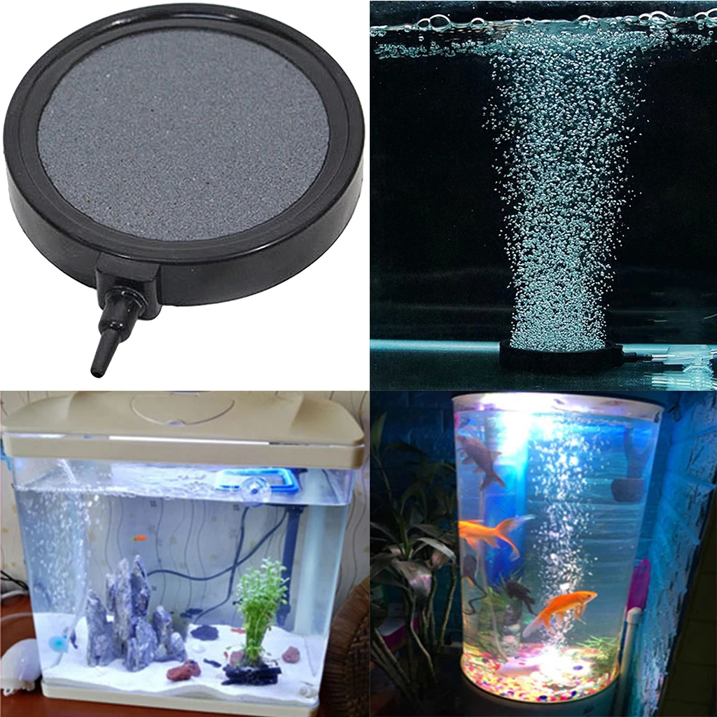 

Aquarium Air Stone Disk Silent Oxygen Bubble Cutain Aerator for Fish Tank Ponds, 10cm/13cm/20cm Dia