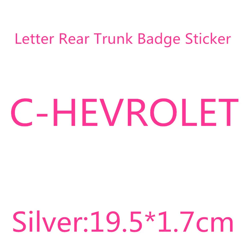 10 шт. Автомобильные буквы задний багажник значок наклейка C hevблузка 3D логотип