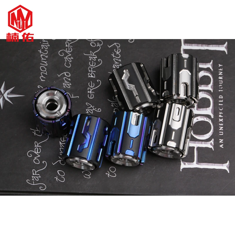 1PC Titanium EDC Paracord Beads Knife Umbrella Rope Cord Lanyard Pendants Mini Fingertip Gyro Toy Outdoor Accessories | Спорт и