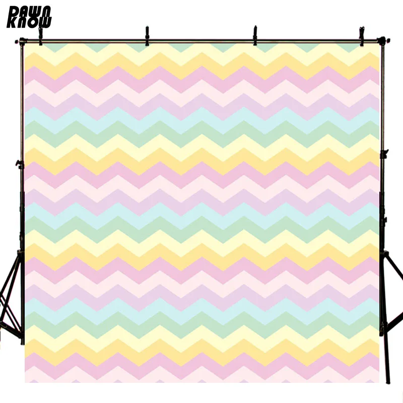 DAWNKNOW красочный шеврон узор фон новорожденный для фотографий фото фотосессии