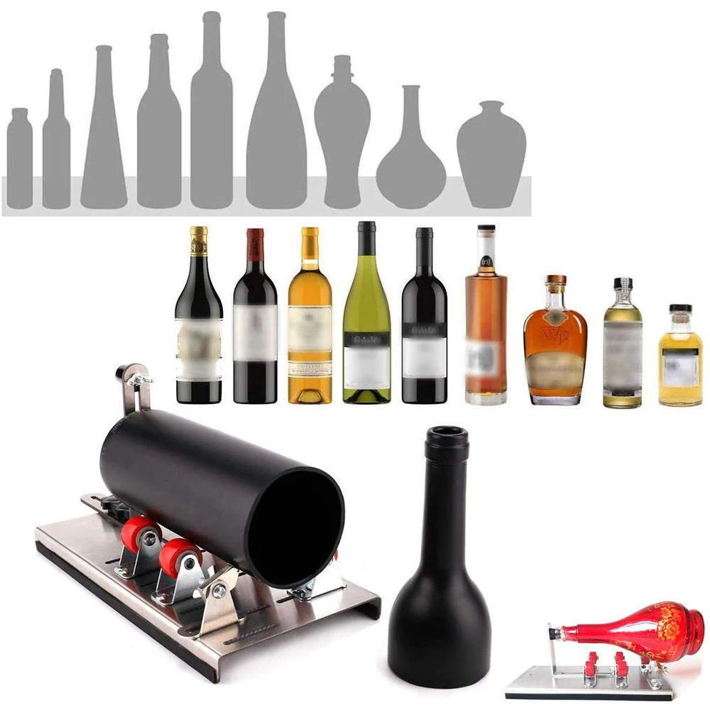 

DIY Glass Bottle Cutter Adjustable Sizes Glass Bottle Cut Machine for Crafting Wine Bottles Household Decorations Cutting Tool