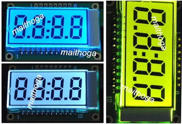 4-разрядный сегмент ЖК-панель модуль подсветка 5 0 V MPU 1Bit интерфейс