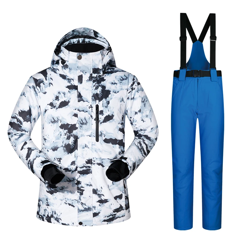 Новинка 2020 утолщенный теплый лыжный костюм для мужчин и женщин зимняя