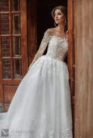 strapless a line evening dress with long sleeves robe soiree train ivory prom dress lace wedding dress white lady skirt