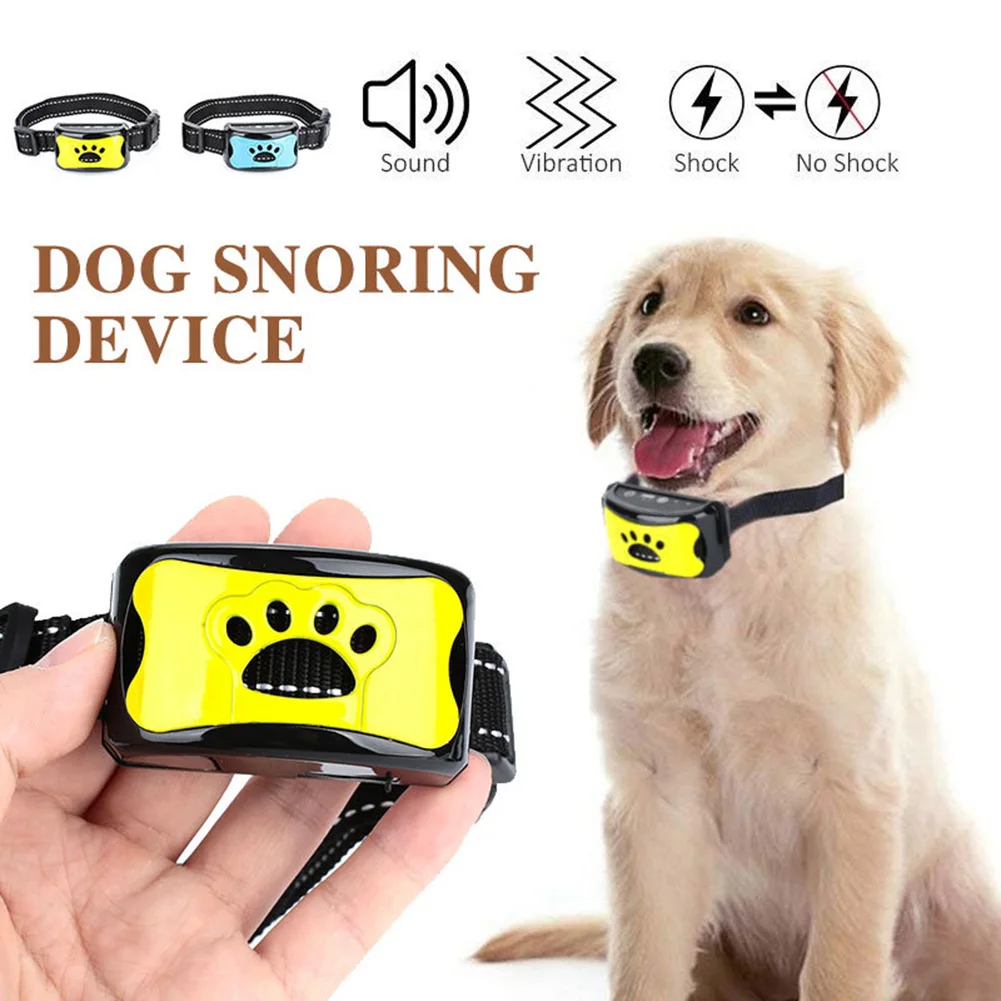 

Dog Stop Barking Device Rechargeable Waterproof USB Electric Ultrasonic Dog Training Collar Puppy Anti Barking Vibration Collar