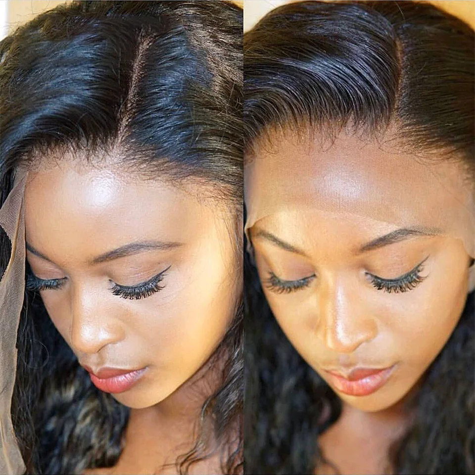 Бразильские прямые человеческие волосы на сетке 13x4 застежка с детскими волосами